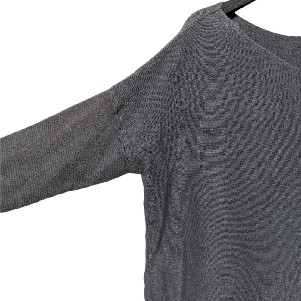 ANGELA MARA Lagenlook Knit Pocket Tunic Oversized Sweater S - Picture 3 of 9